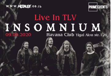 Концерт финской группы Insomnium в Израиле